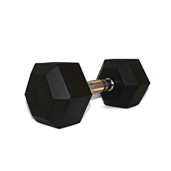 TITAN LIFE PRO Hex Dumbbell 40 kg rubber