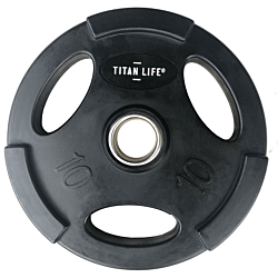 TITAN LIFE Weight Disc 10 kg, Rubber