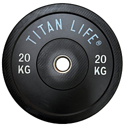 TITAN LIFE PRO Bumper Plate Rubber 20 kg